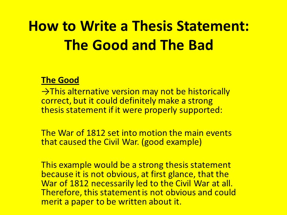 best thesis in the world